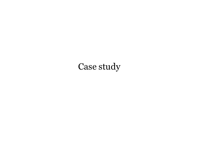 Case study